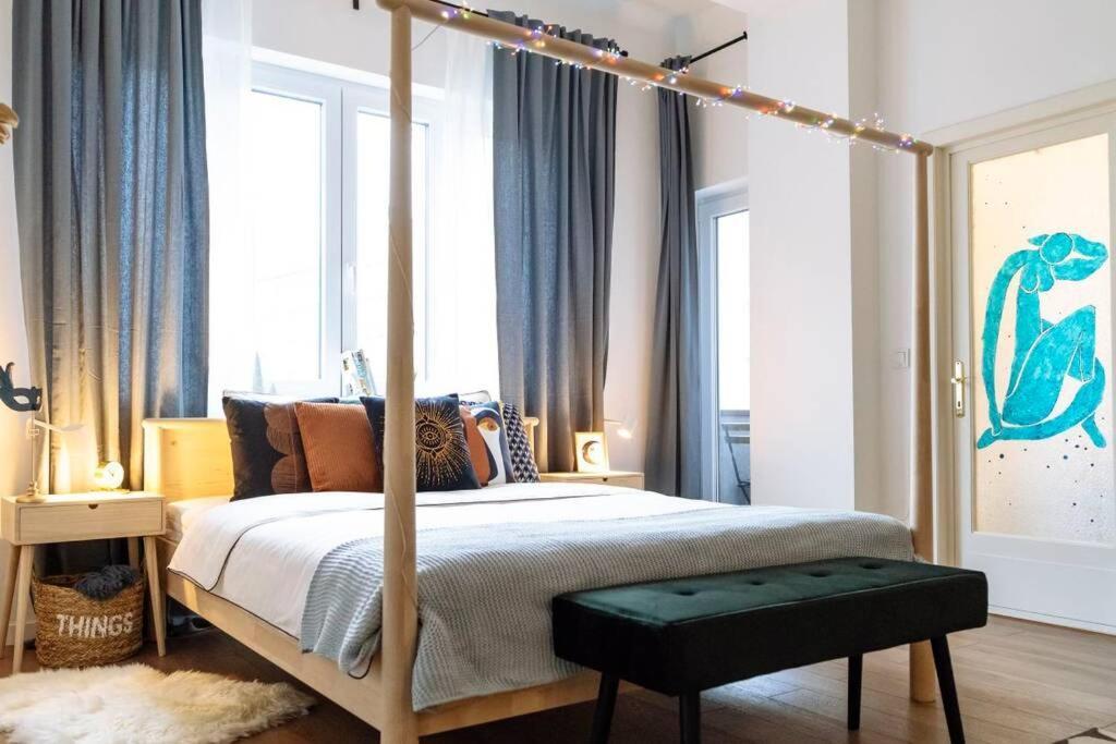 Appartement La dame bleue à Bucarest Extérieur photo
